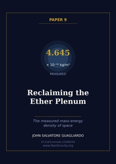 Cover of Reclaiming the Ether Plenum