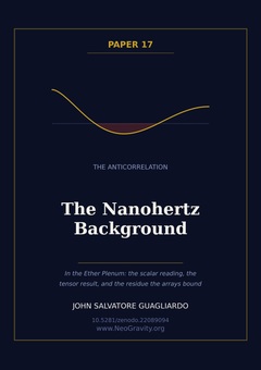 Cover of The Nanohertz Background in the Ether Plenum