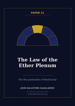 Cover of The Law of the Ether Plenum