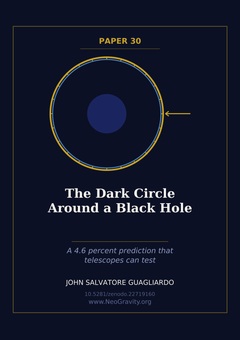 Cover of The Dark Circle Around a Black Hole