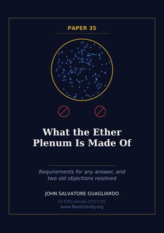 Cover of What the Ether Plenum Is Made Of