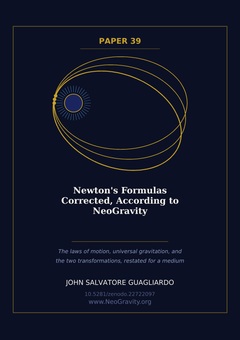 Cover of Newton's Formulas Corrected, According to NeoGravity